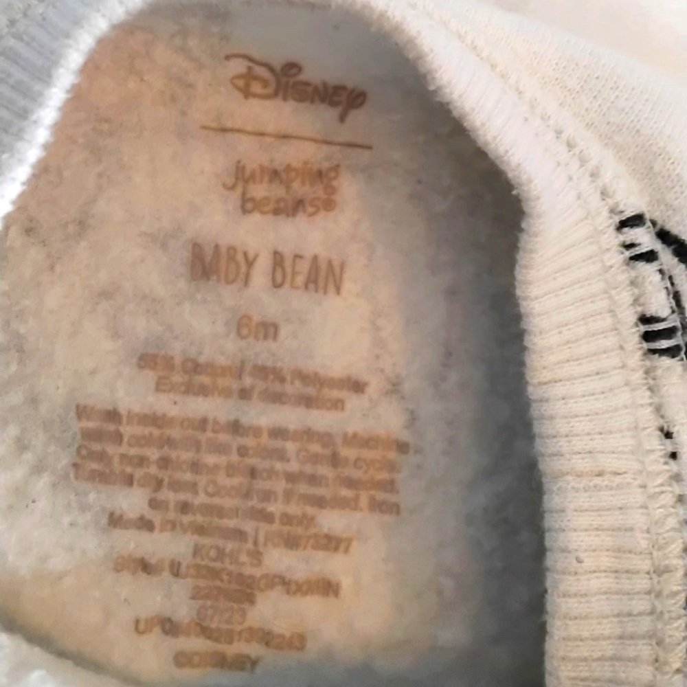 Minnie‎ Mouse Baby Sweatshirt and Short Sleeve Onesie - Picture 5 of 6